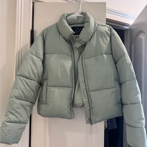 Women's Mint Puffer Jacket